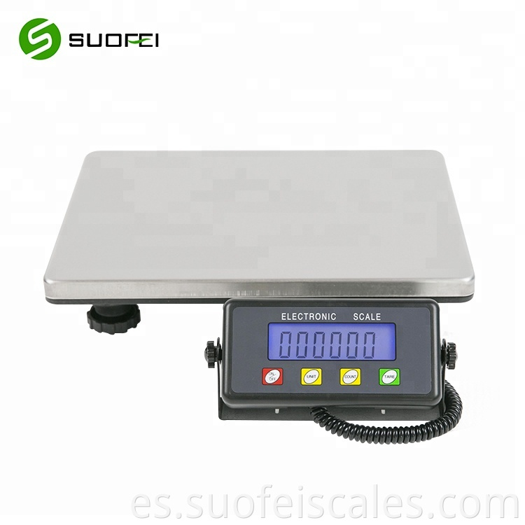 SF-887 Escala electrónica de plataforma de 200 kg Escala postal de envío Escala de pesaje portátil